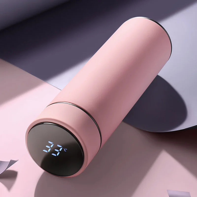 Intelligent Temperature Display Thermal Mug 304 Stainless Steel Thermos Bottle Long-lasting Heat Preservation Cute Water Bottle