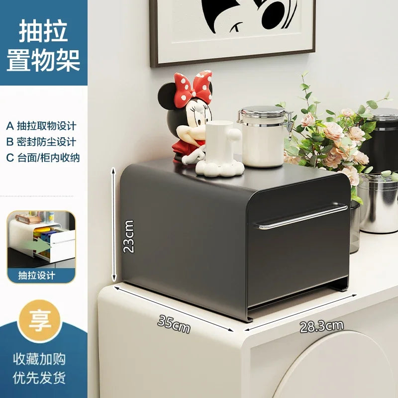 Capsule Coffee Display Rack Storage Drawer and Bar Table Top Organizer Tea Bag Storage Box Coffee Machine Base Drawer