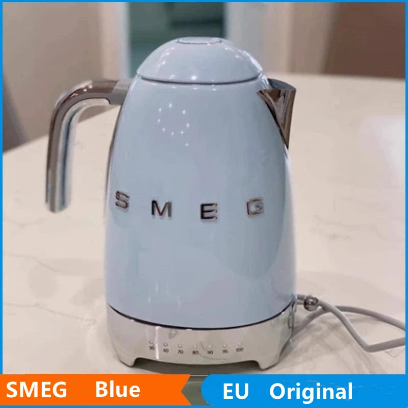 SMEG POT Hot Coffee Insulated Stainless Steel Thermal Glass Mug Sport Bottle with Compartment Water White Thermos