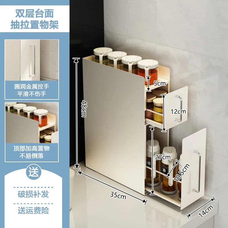 Capsule Coffee Display Rack Storage Drawer and Bar Table Top Organizer Tea Bag Storage Box Coffee Machine Base Drawer