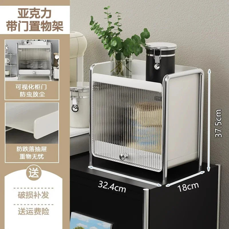 Capsule Coffee Display Rack Storage Drawer and Bar Table Top Organizer Tea Bag Storage Box Coffee Machine Base Drawer