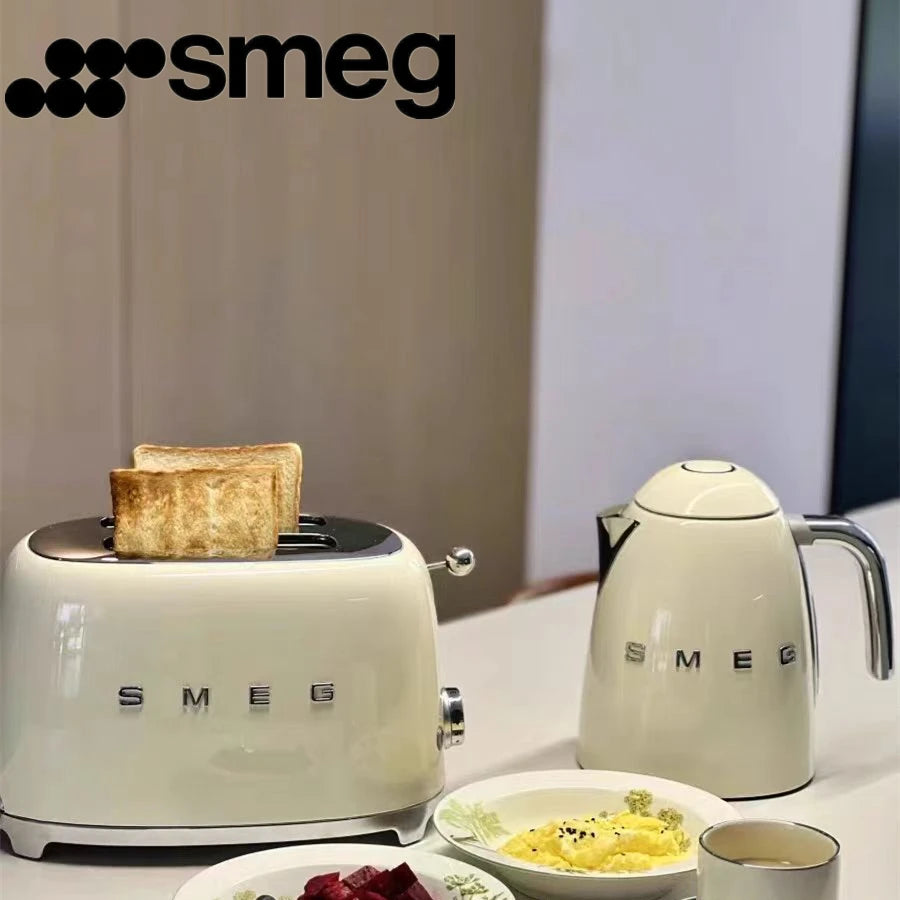 SMEG POT Hot Coffee Insulated Stainless Steel Thermal Glass Mug Sport Bottle with Compartment Water White Thermos