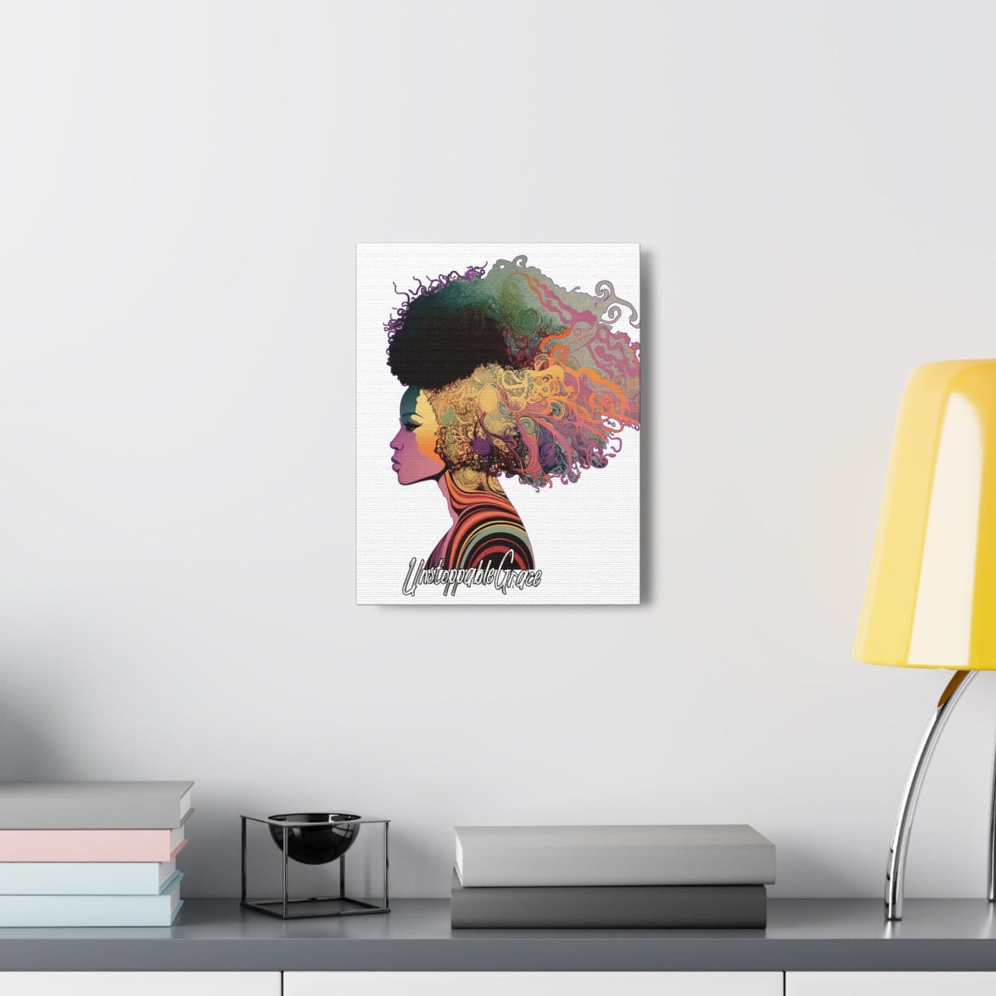 Canvas Wall Art Decor, Female Warrior Clipart Pastel Essence