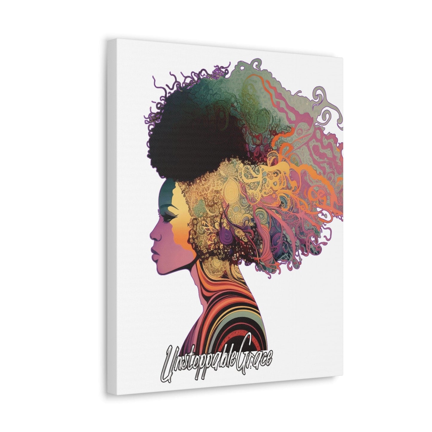 Canvas Wall Art Decor, Female Warrior Clipart Pastel Essence