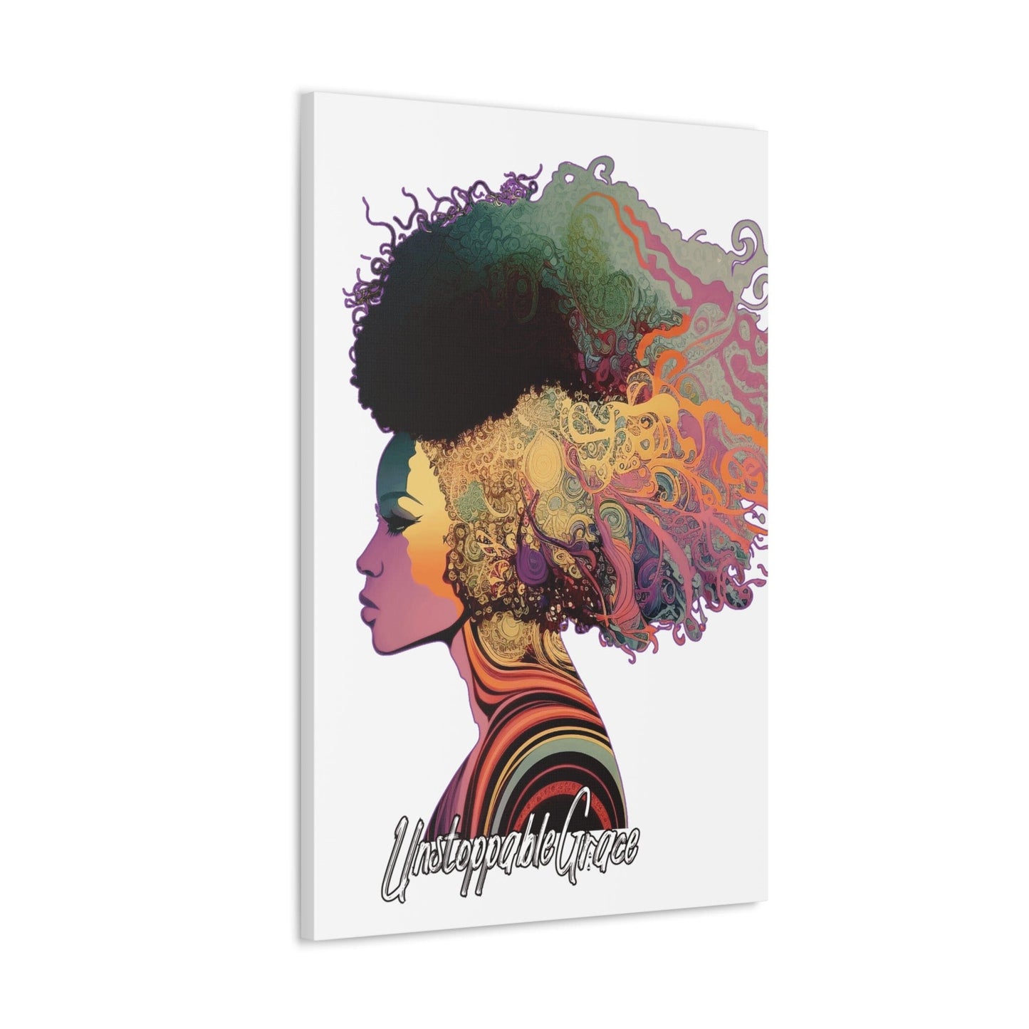 Canvas Wall Art Decor, Female Warrior Clipart Pastel Essence