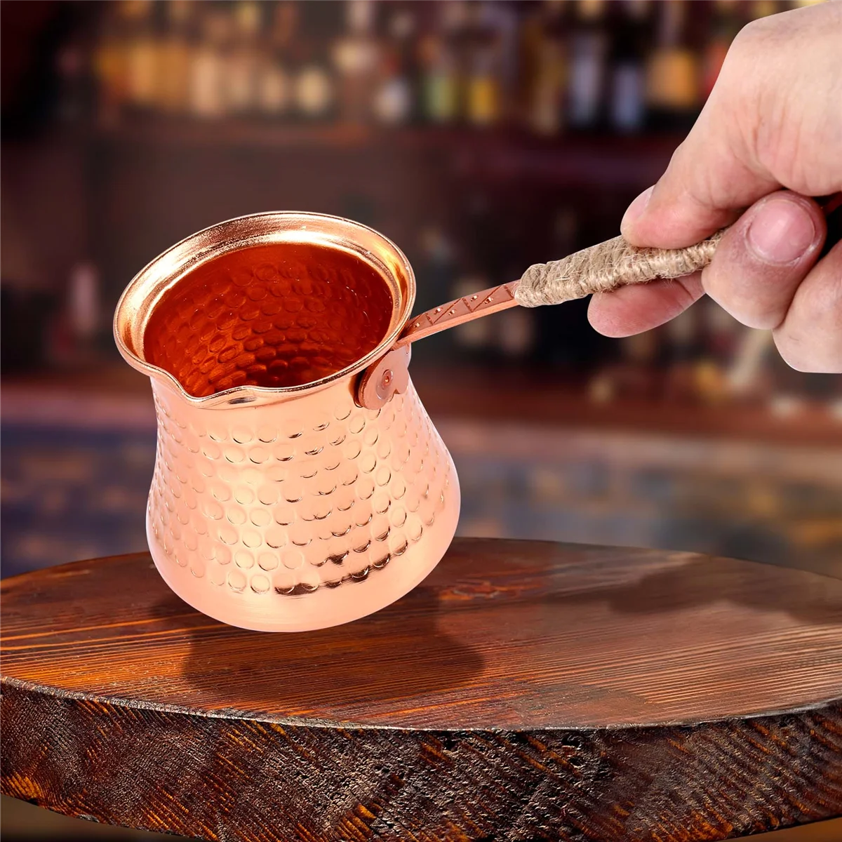 Coffee Turkish Coffee Pot 320Ml Coffee Turkish Copper Coffee Maker for Cezve Cafeteria