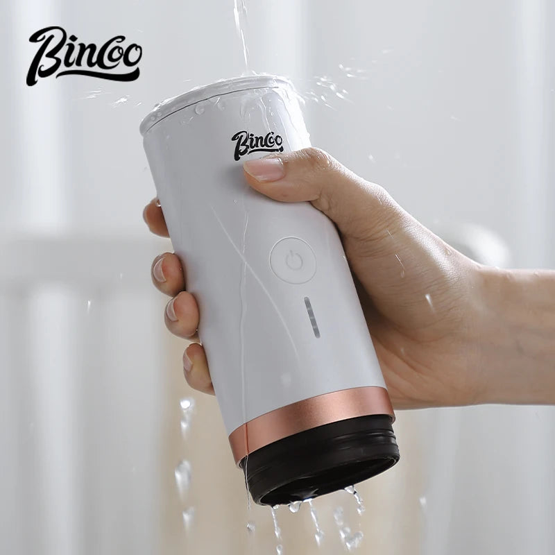 Bincoo portable capsule coffee machine Italian outdoor camping coffee powder capsule dual-use electric non plug in