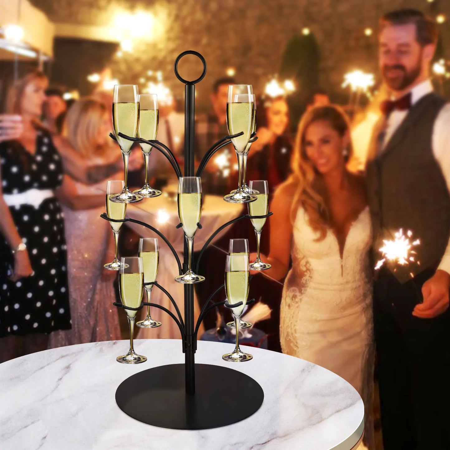 Drinks tower serving tree for cocktails Aperol tower for 8 glasses - birthday gift for women Aperol gift, Sarti Rosa Aperitif