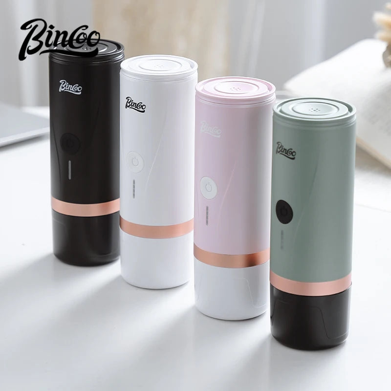 Bincoo portable capsule coffee machine Italian outdoor camping coffee powder capsule dual-use electric non plug in