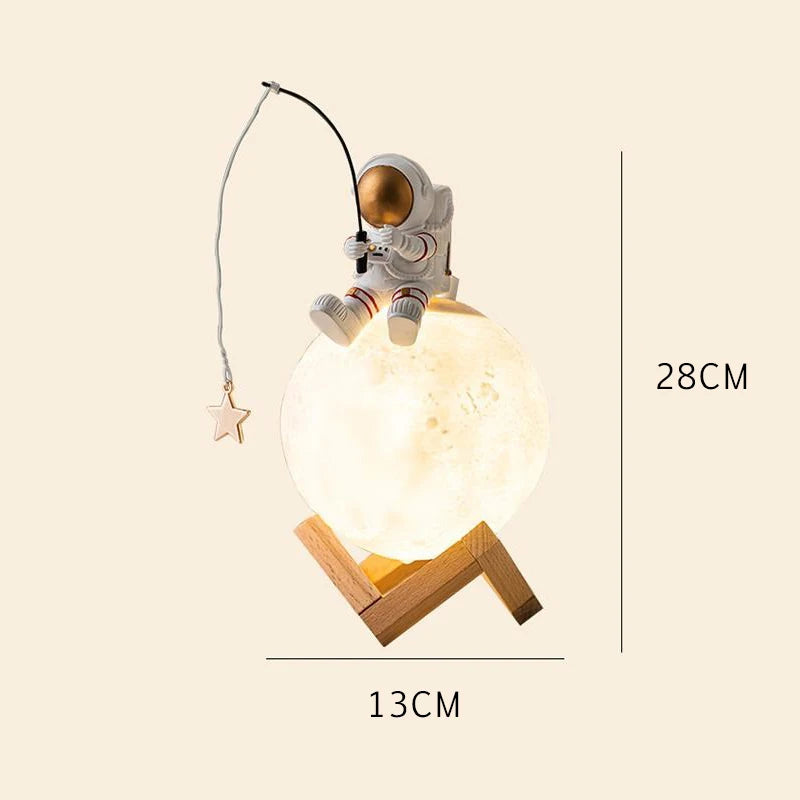 Astronaut Figurines Home Decoration Space Man Miniature Night Light Humidifier Cold Fog Machine Aroma Diffuser Accessories