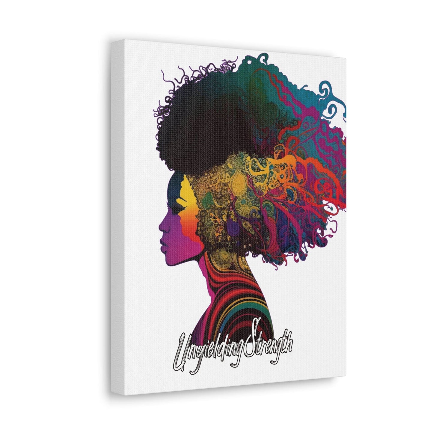 Canvas Wall Art Decor, Female Warrior Clipart Bold Essence