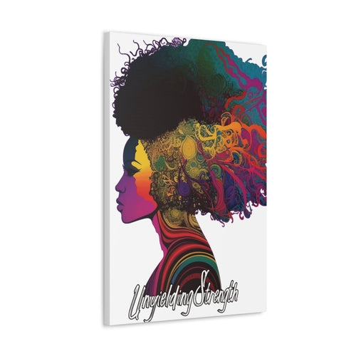 Canvas Wall Art Decor, Female Warrior Clipart Bold Essence
